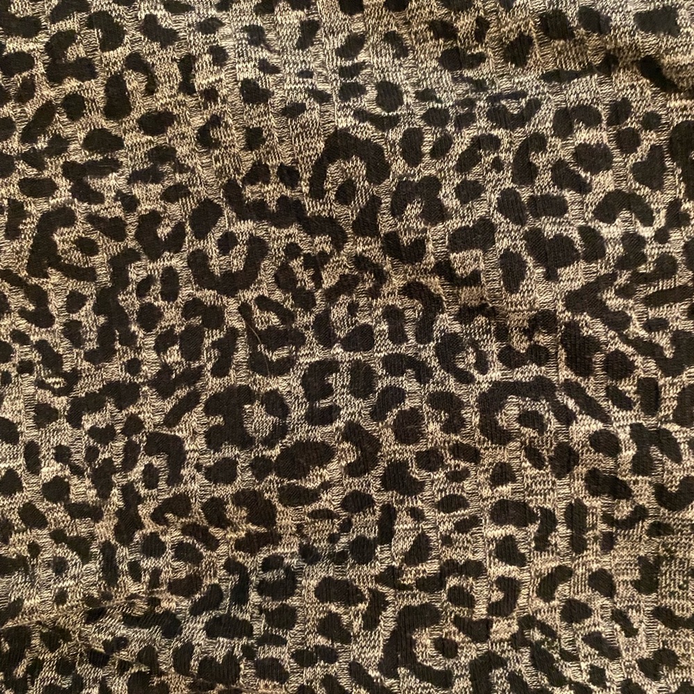 Ladies animal print midi dress in black & gray - Picture 10 of 12